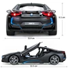 BMW i8 RC Car 1:14 Scale Remote Control Toy Radio Controlled Car Model Auto Open Doors Machine Gift for Kids Adults Rastar 3