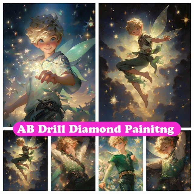 5D New Diamond Painting Fairy Tale Elf Boy DIY Anime Diamond Mosaic  Rhinestone Embroidery Kit Cross-stitch Home Decor Gift - AliExpress