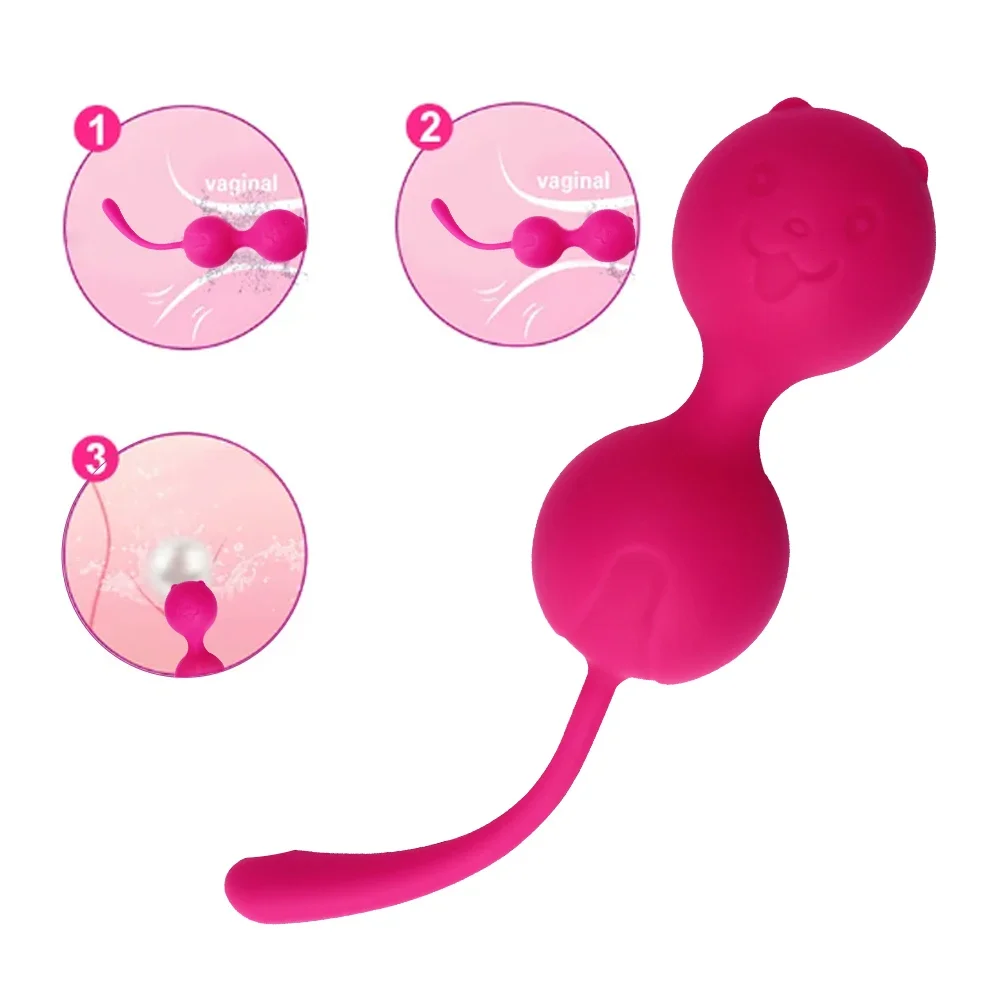 Yeain Silicone Vaginal Balls Sex Toy for Women Kege Exercise Vibrator Anal Balls Enhance Pleasure and Intimacy with Sex Toys