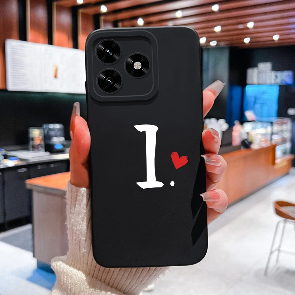 Simple Heart Design - Premium Soft Liquid Silicone Phone Case Cover