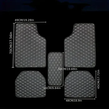Waterproof Leather Car Mats 5