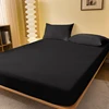 1 piece of solid color matte bed sheet, solid color bed cover for bedroom, bedding (excluding pillowcases) 1