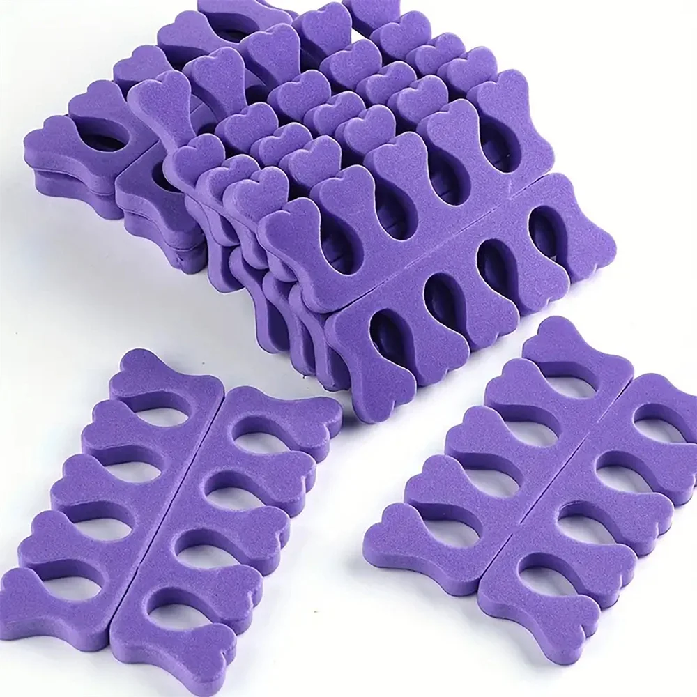 Nail Art Tools Toe Separators Toe Spreader Finger Toe Separator Pedicure Tool Comfortable Soft Nail Art Toe Separator Nail Sponge Separator Pedicure Accessory Polish Gadget Easy To Use