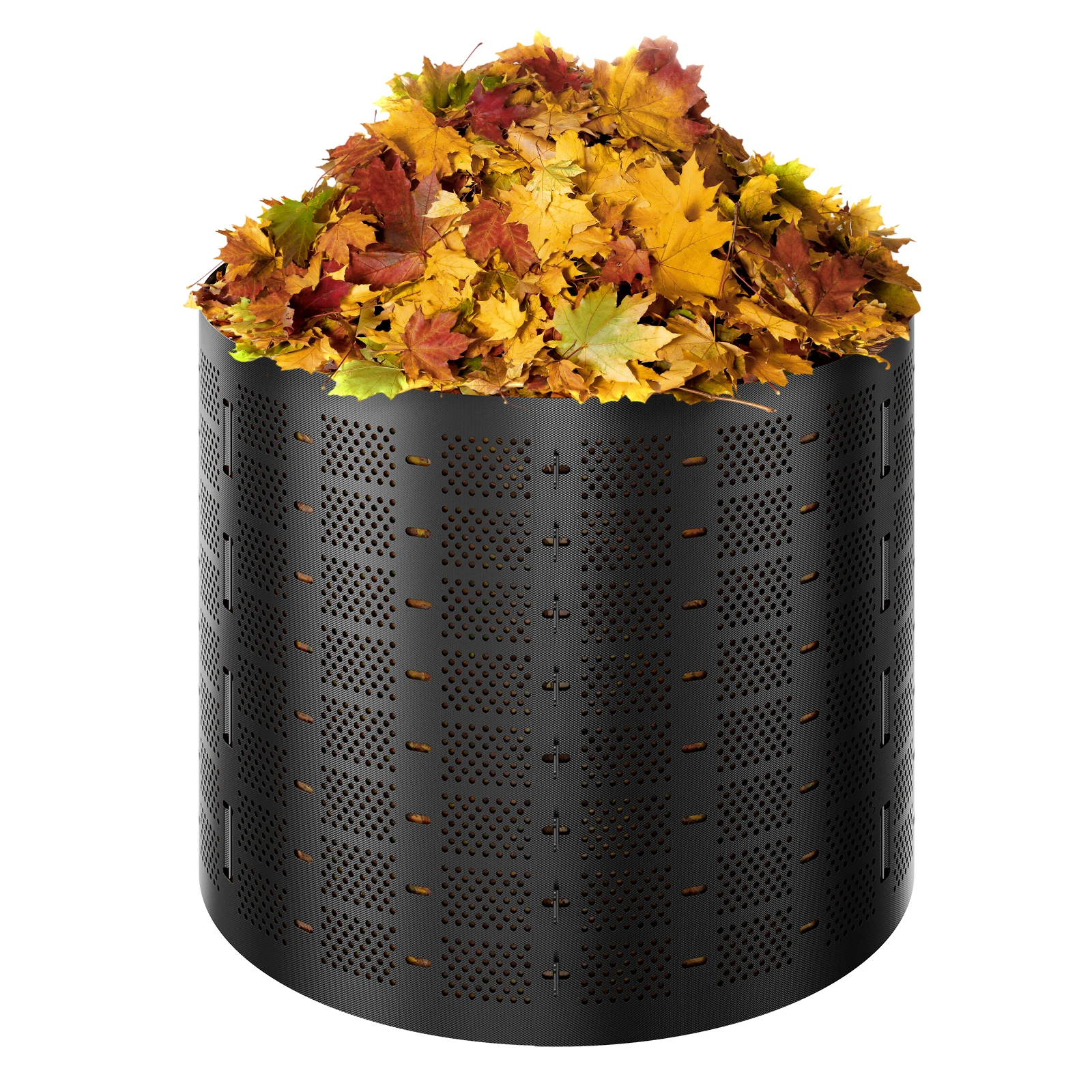 SucceBuy Compost Bin 220Gal Outdoor Expandable Compost Easy to Setup & Large Capacity Composting Bin Fast Creation Fertile Soil