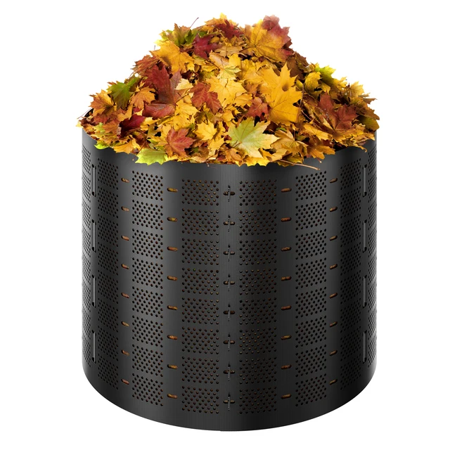SucceBuy Compost Bin 220Gal Outdoor Expandable Compost Easy to Setup & Large Capacity Composting Bin Fast Creation Fertile Soil