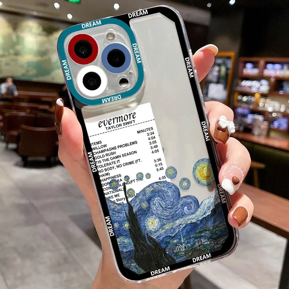 Art Van Gogh Starry Night Oil Painting Soft Clear Phone Case