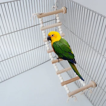 Wooden Bird & Small Pet Ladder 1