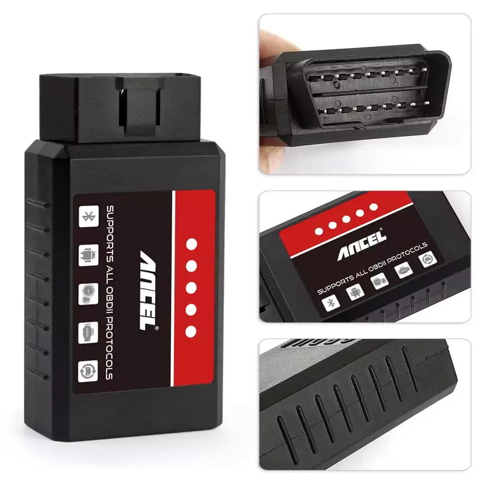 ANCEL ELM327 V1.5 Bluetooth Scanner OBD2 Scanner PIC18F25K80 Chip Code Reader Engine Car Diagnostic Tool For iPhone/Android 2