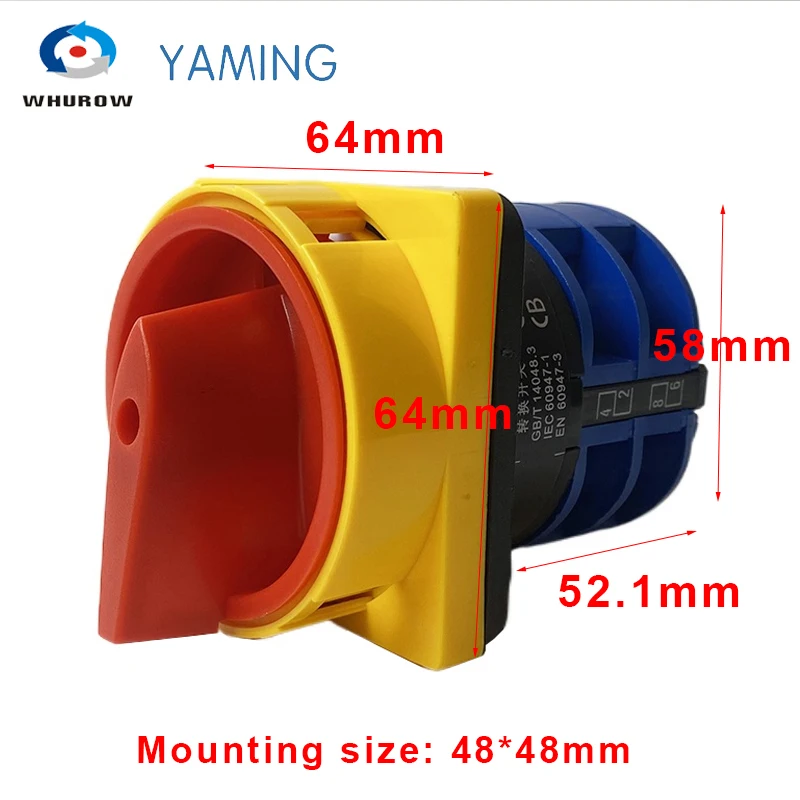 polos interruptores de comutacao universal prata contato ymw26 05