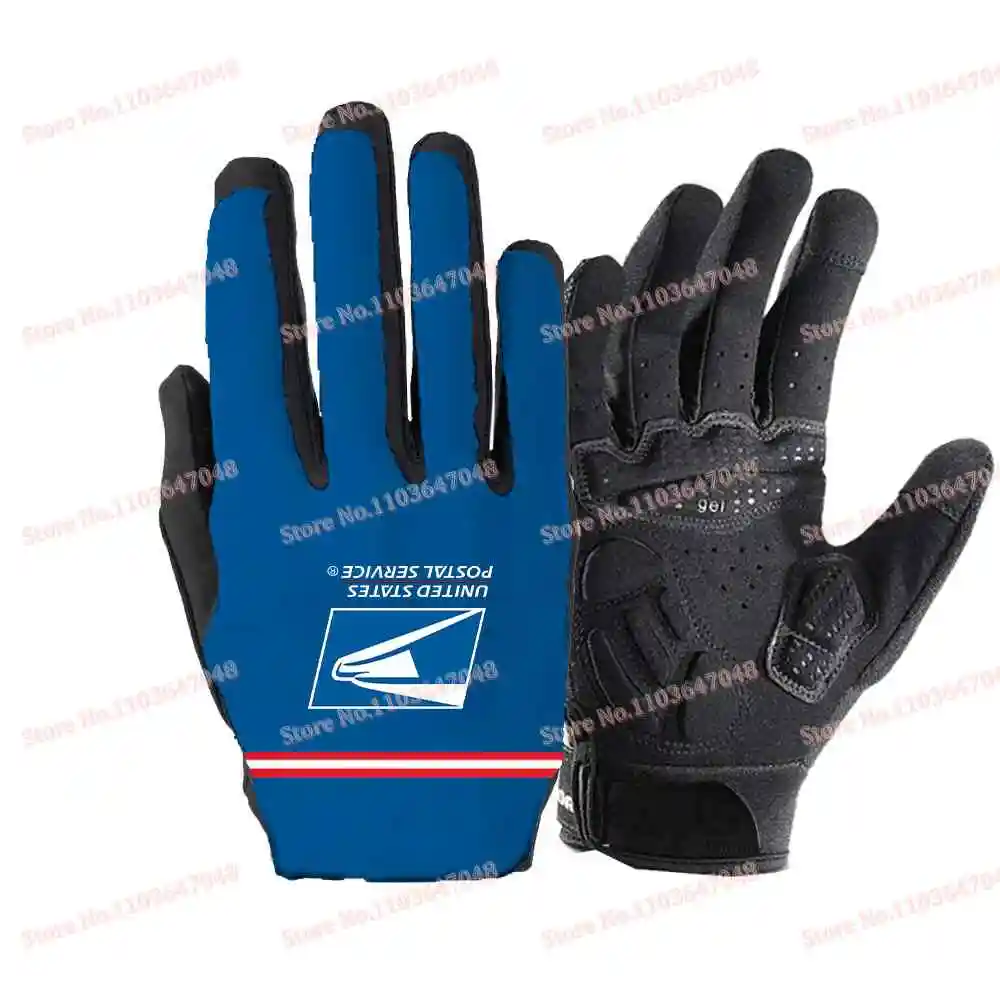 U.S. Postal Service Team Half Finger Cycling Glove Mens and Womens Anti-static Outside Sports Glove Half Finger Road Bike Glove 4