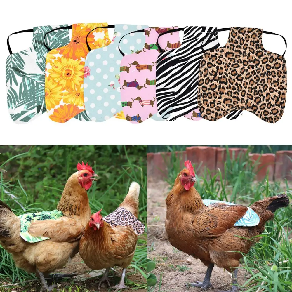 Waterproof Accessories Funny Pet Supplies Hen Feather Protector Back Jacket Protective Apron Chicken Saddle chicken apron