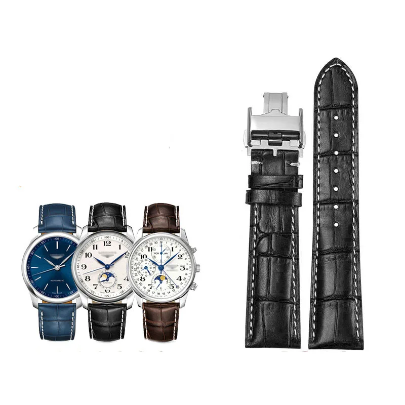 Premium Genuine Leather Watchband - Elegant Watch Strap & Bracelet in Cowhide