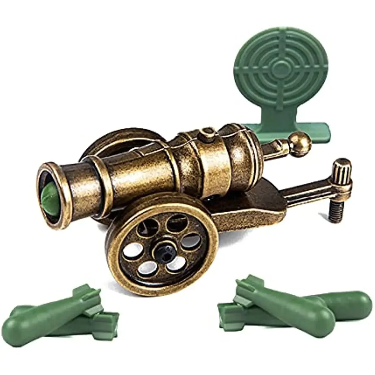 Modèle de mini canon ignifuge 1 pièce: réplique d'arme militaire, décoration de table, un jouet de sport de tir unique et un cadeau de collection!