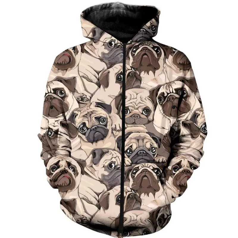 

3D 2022 PLstar Cosmos Drop shipping Fashion Men's Hoodie Harajuku Street Costume Print Animal Cartoon Dog fishing camping