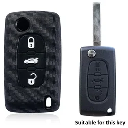 Premium Key Case Cover with Keychain (3Button)
