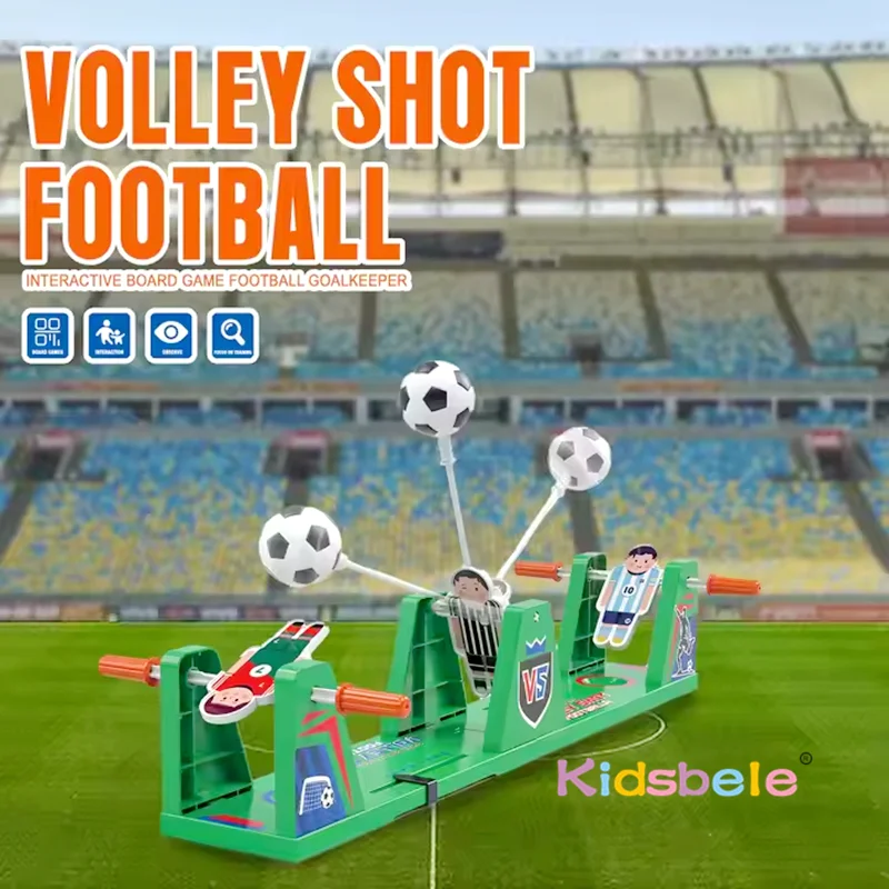 Interactive Desktop 2 Player Battle Soccer Shot Board Basketball Game Kids Learning Table Toy Family Party Game Christmas Gift 4