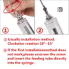 1 Pc 10ml/20ml Parrot Chick Feeding Syringe Water Tool Needle with Straight Tube Bird Raising Pet Bird Feeding Supplies 5