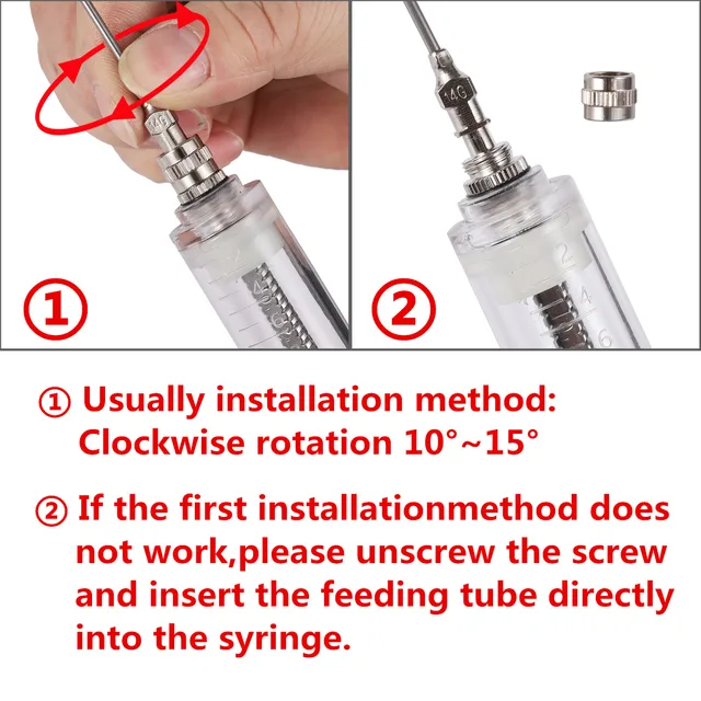 6 Models Straight Gavage Tubes Parrot Pigeon Bird Poultry Feeding Injection Fittings 10ml/20ml/50ml Manual Birds Feeding Syringe 4