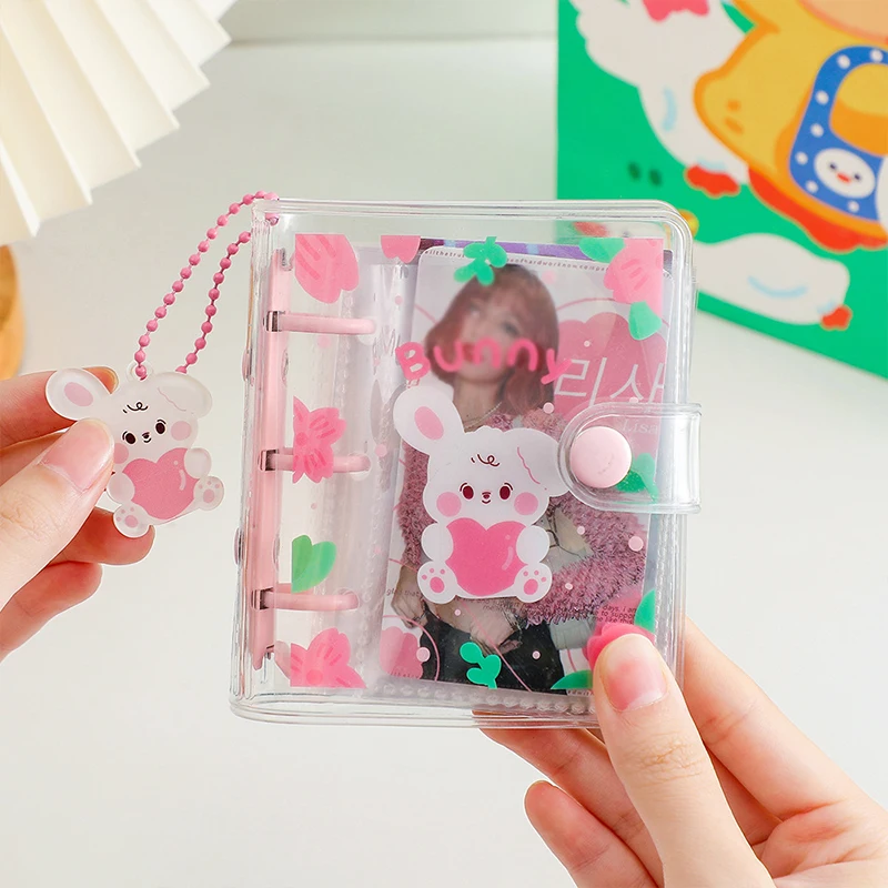 Photocard Holder INS 3 Inch 20 Pockets Photo Album Cartoon Card Collect Book Hand Account Book