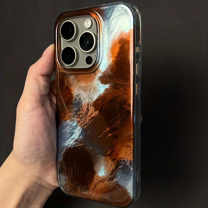 Vintage Coffee Blend Brown Print Phone Case - Autumn Winter Collection