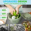 Fruit and Vegetable Washing Machine, Fruit and Vegetable Cleaner,Salad Spinner large INCLUDED,Veggie and Produce Washer,Purifier 5
