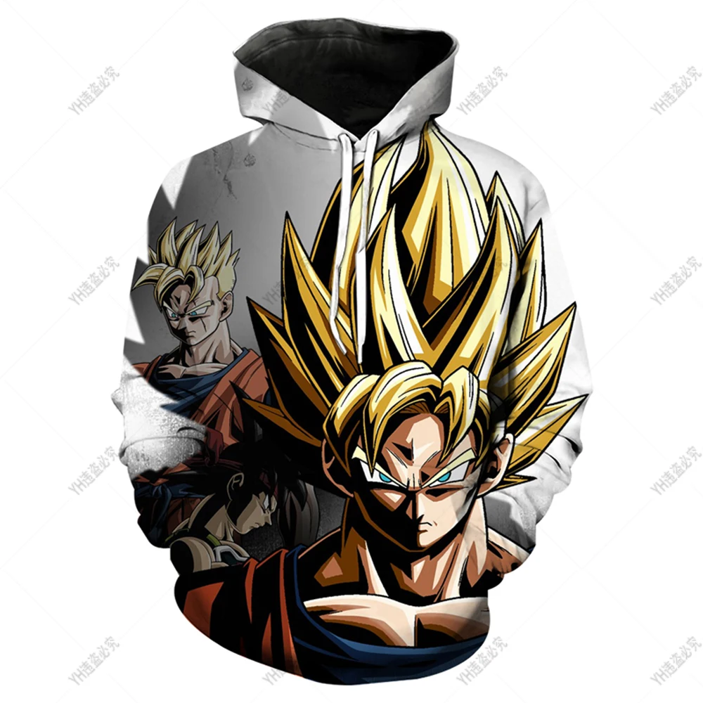 

Dragon-ball Series Pattern Autumn Fashion Simple 3D Printed Children's Wear Chlamyharajuku Street Style Long Sleeve Hoodie