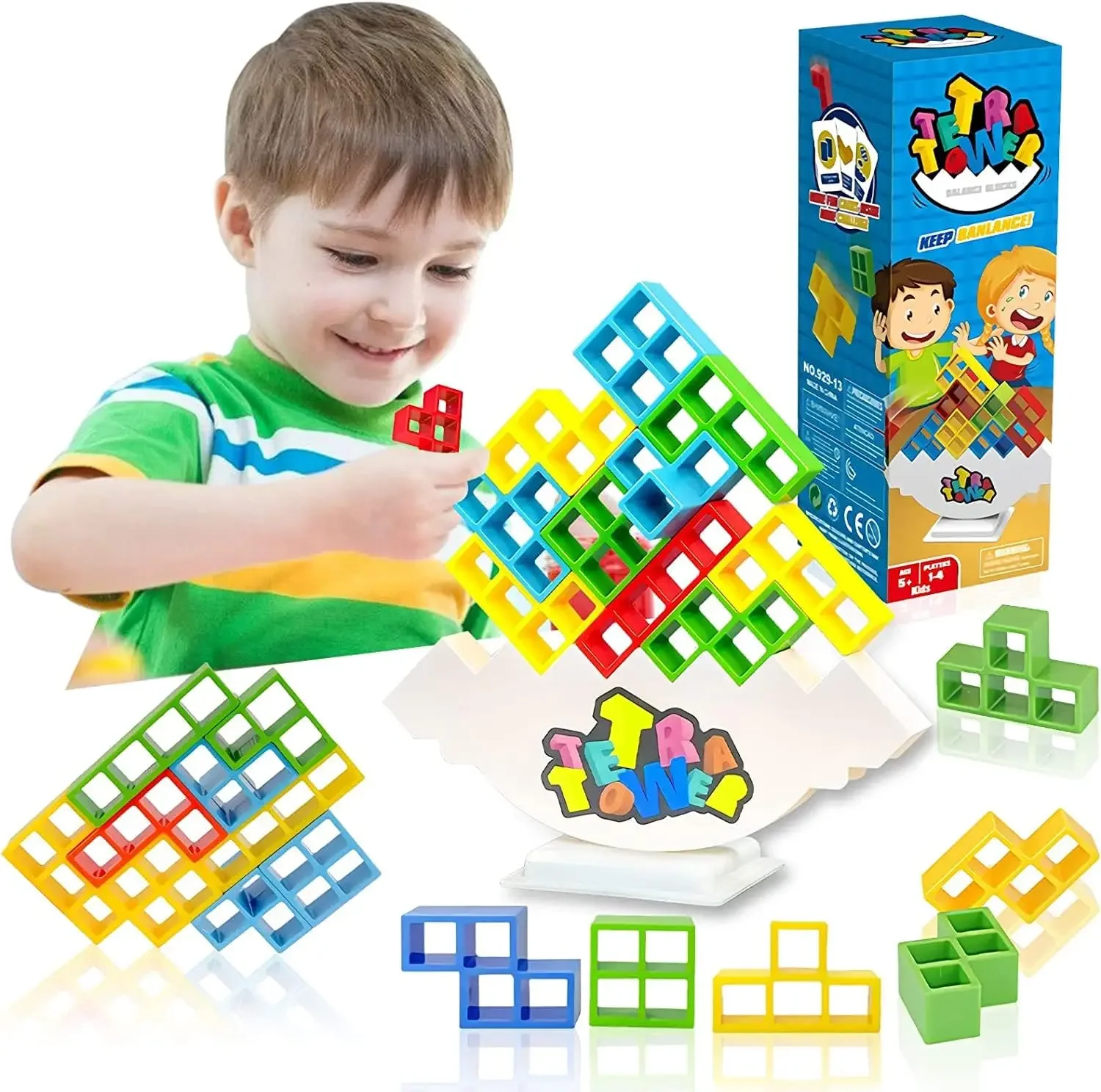 

Четыре квадратных блока Tetra Pak Tower Fun сбалансированные Многослойные строительные блоки шахматная игра подходит для детей, взрослых друзей, чая