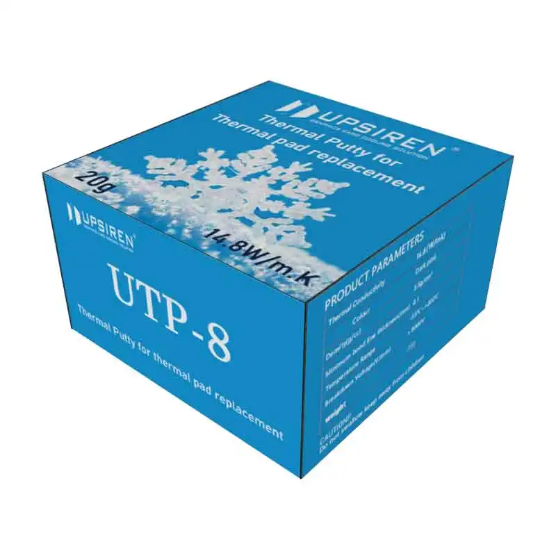 Upsiren-massa Térmica para Processador Vga Gpu ic Substituição de Almofada Térmica Bloqueio de Calor Alto Desempenho Refrigeração Rápida Utp8 - Imagem 6