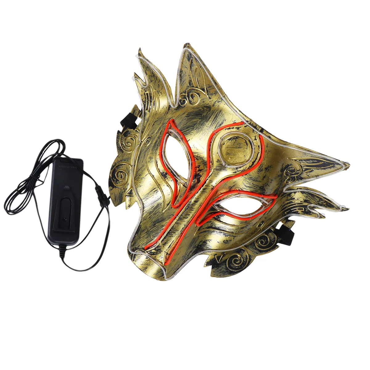 

Светящаяся маска в виде головы волка для Хэллоуина