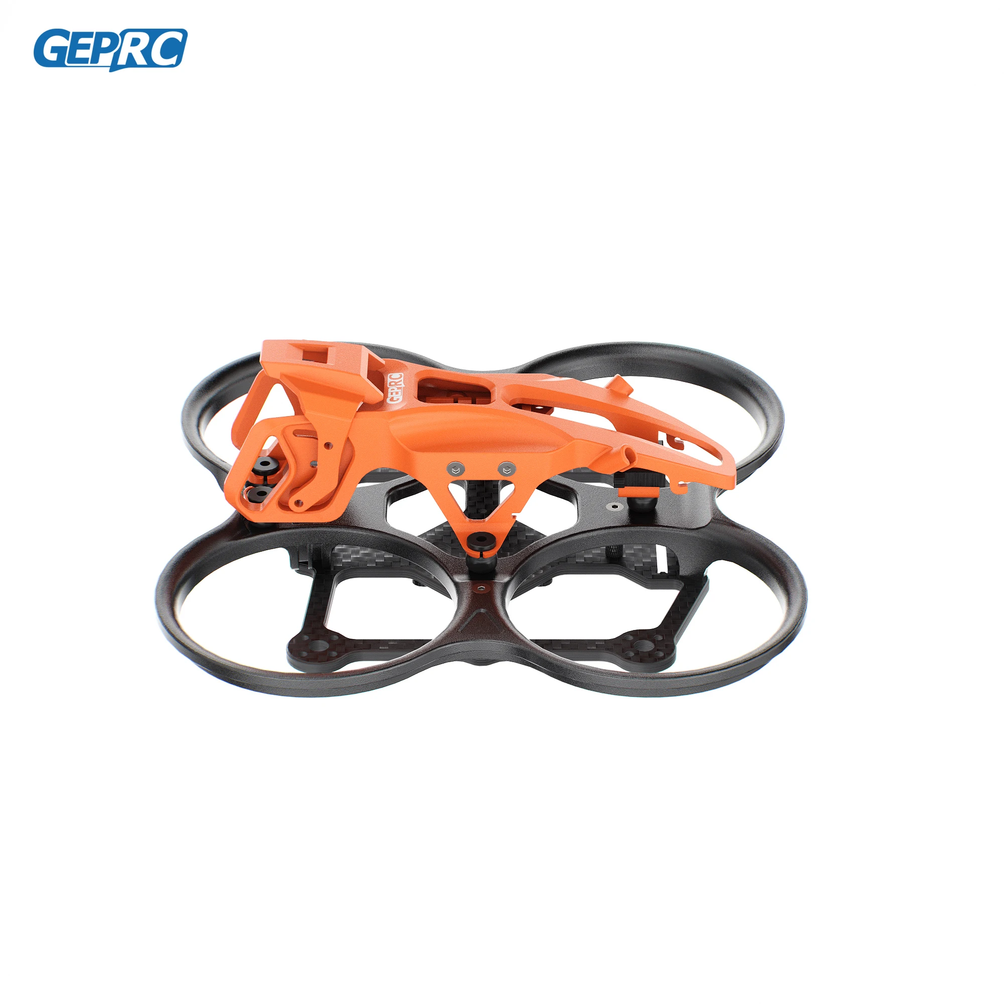 รูปสินค้า เฟรมโดรนคาร์บอนไฟเบอร์ GEP-DS22 สีดำส้ม สำหรับควอดคอปเตอร์