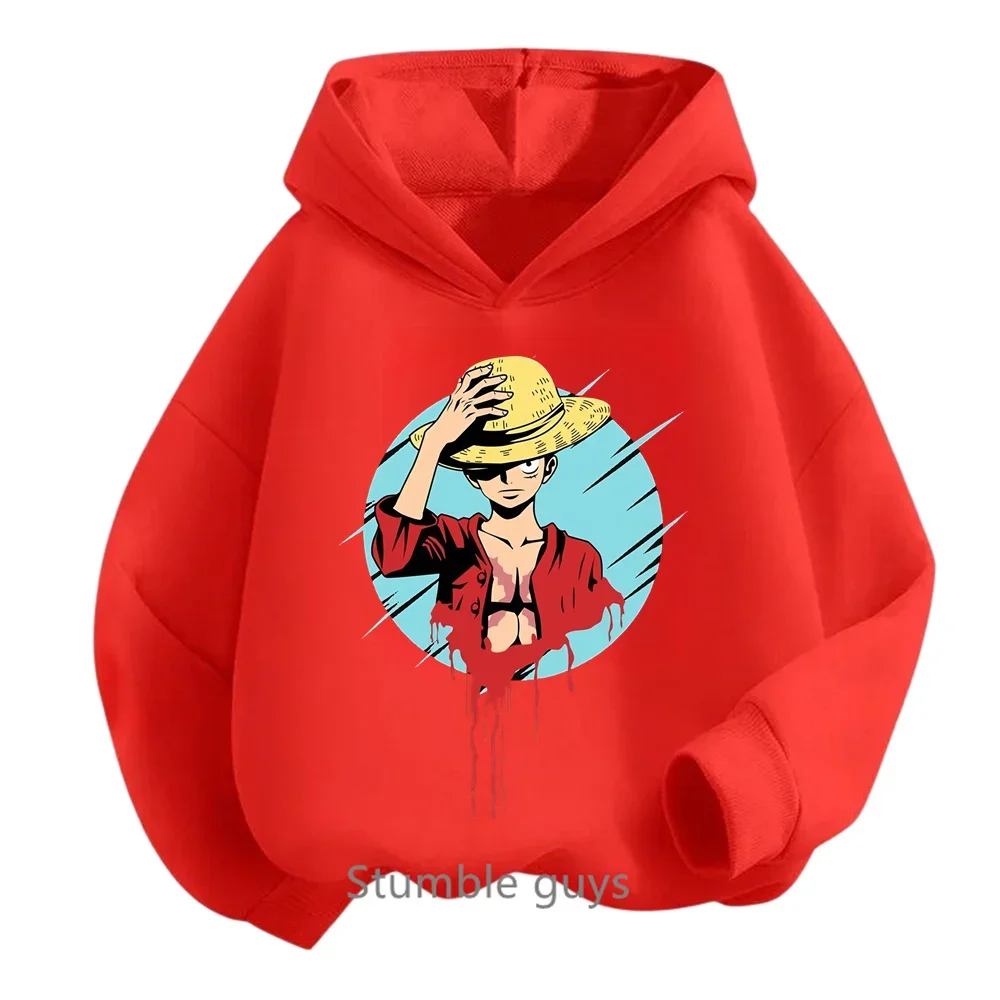 thumbnail image 1 of Ropa de primavera y otoño para niños, sudadera de una pieza para niños, ropa para niñas, sudadera de dibujos animados de Anime Luffy Zoro, traje para adolescentes, camisetas con capucha de Sonic, 1 of 5