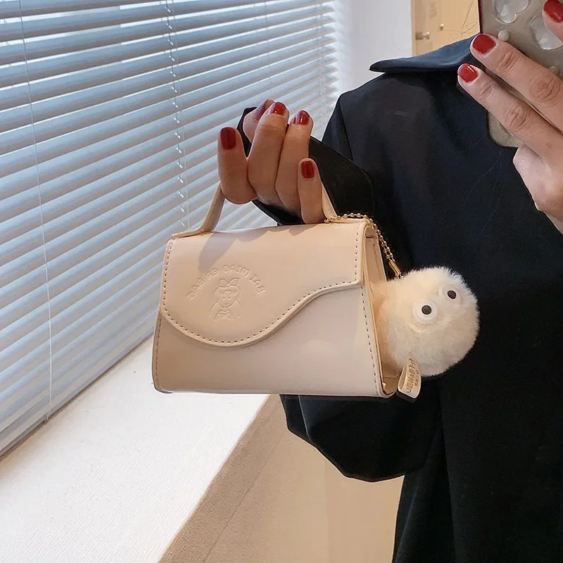 Mini Handbags New Fashion Korean Style Girls Hand-held Lipstick Small Satchel Bag Casual Sweet Shoulder Crossbody Bags for Women