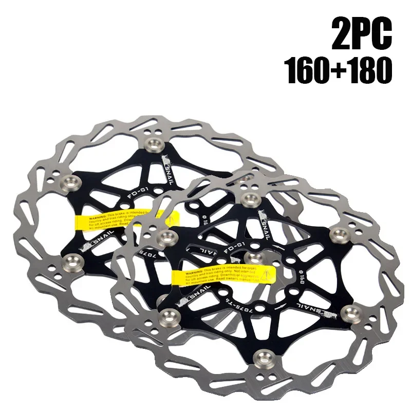 2PC 160-180mm Black