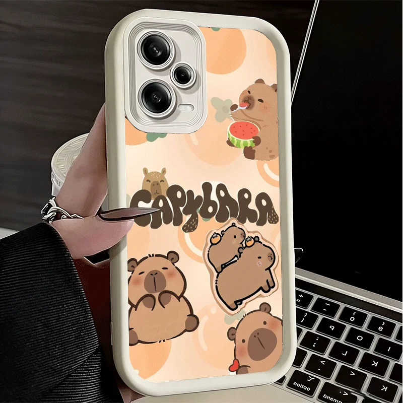 Capybara Cartoon Cute Soft Phone Case Shell