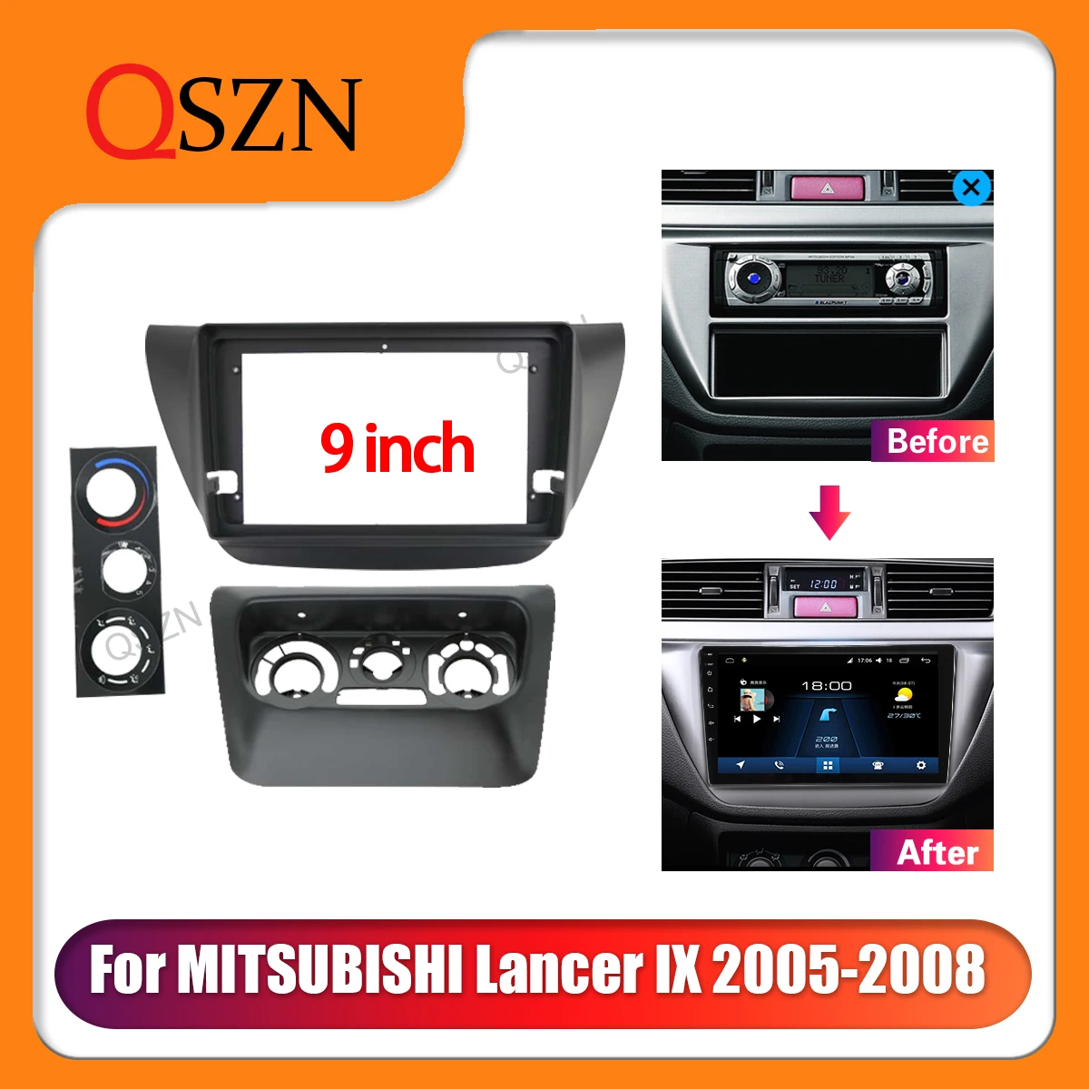 qszn-9-inch-car-radio-frame-fascia-for-mitsubishi-lancer-ix-9-2005-2008