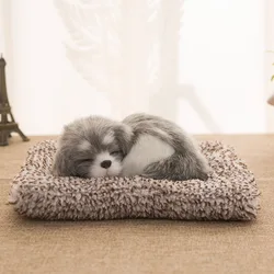 Charming Plush Puppy Ornament for Home and Car Decoration (Husky)