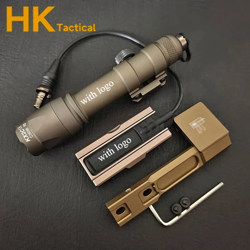 Tactical Airsoft Rifle Flashlight for Hunting with Mlok Base