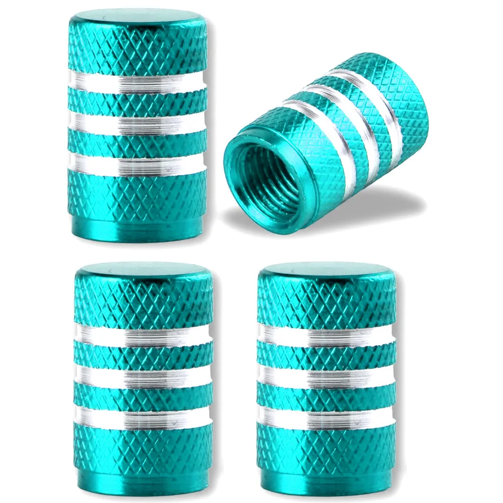 Aluminum Alloy Waterproof Tire Valve Stem Caps - Universal Fit