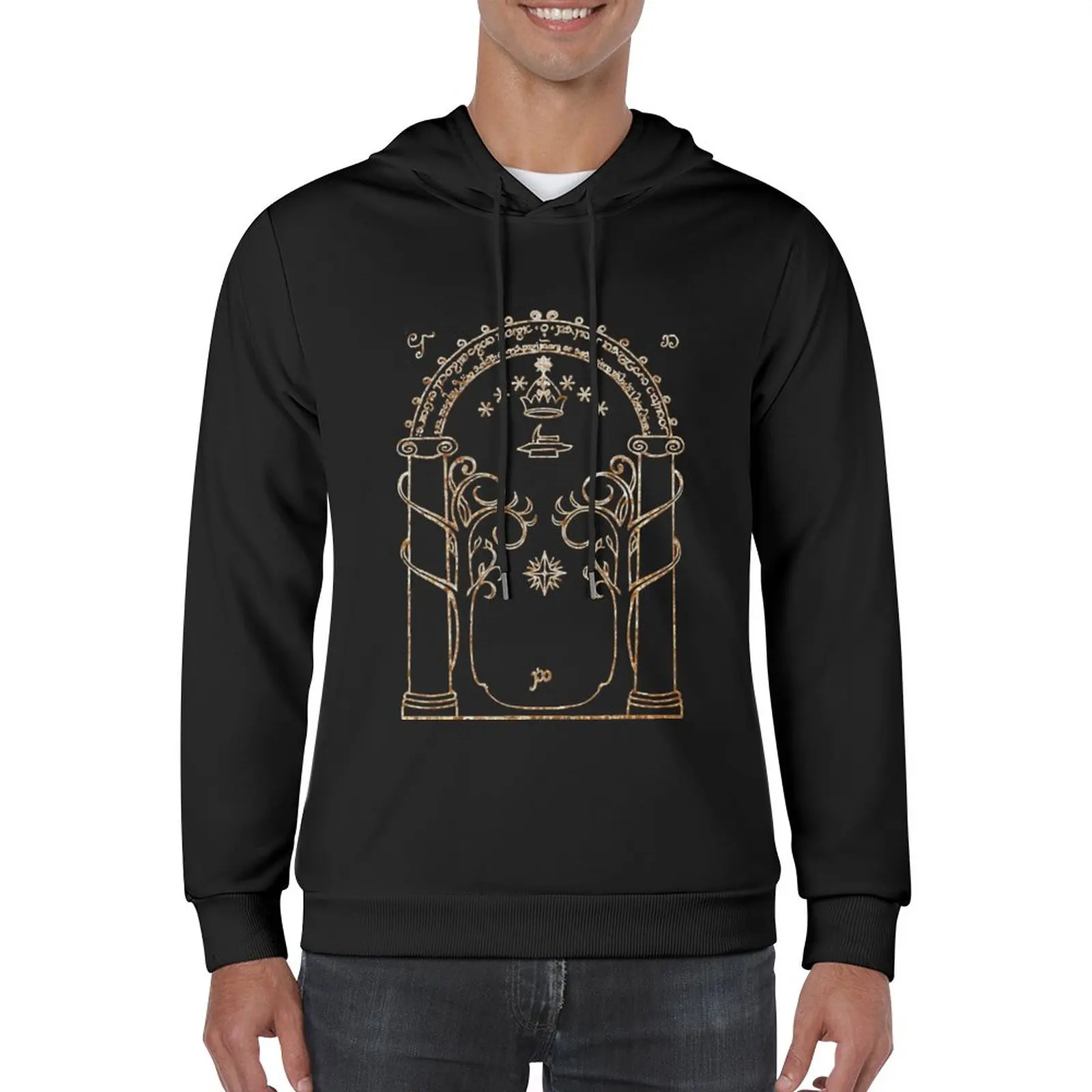 

New Gates of Moria Classic Pullover Hoodie men's clothes korean style clothes tracksuits
