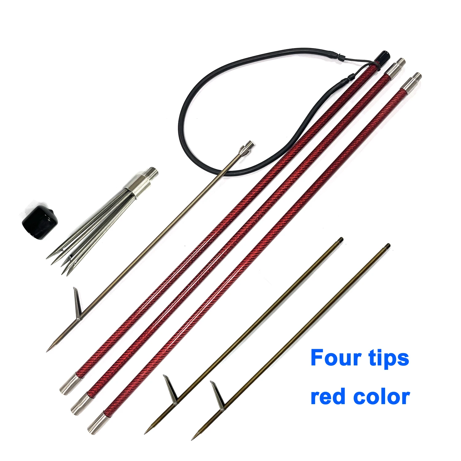 Spear Fishing Equipment Ruer Pole Spear Sling Soft Ice Fishing