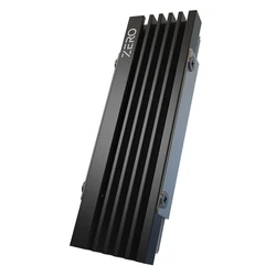 High-Performance Aluminum Alloy M.2 SSD Heatsink with Thermal Pad (Green)