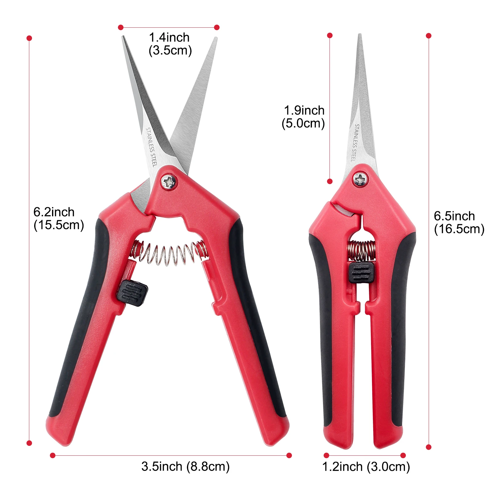 Garden Pruning Shears Garden Trimming Scissors Gardening Hand Pruning Snips Titanium Coated Precision Bonsai 1PC/3PCS garden scissors pruning shears garden tools garden pruner