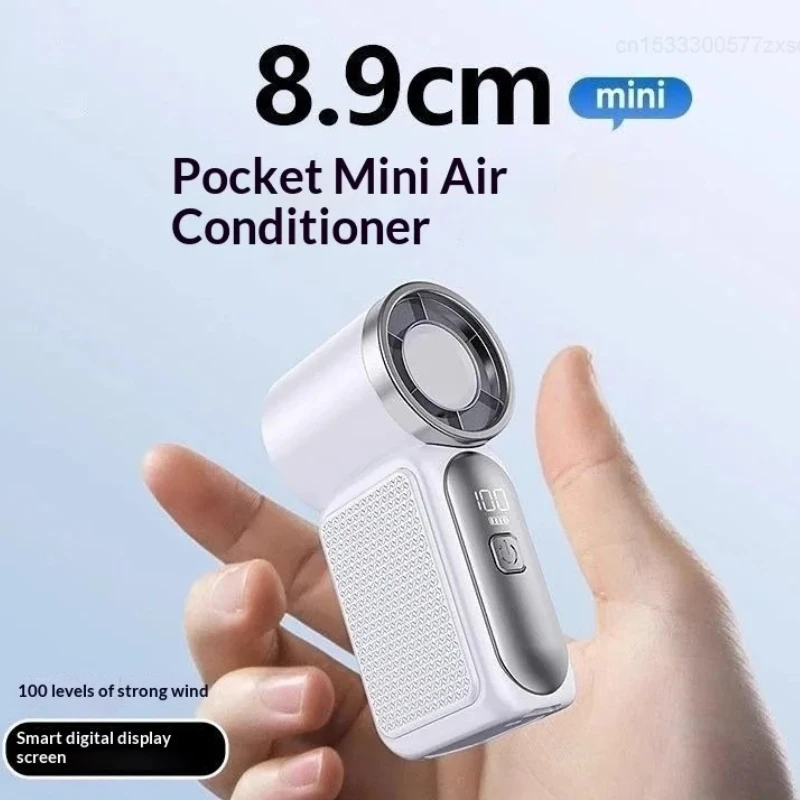 Portable Convenient Creative Mini Pocket Hand-held Fan Lightweight Suitable For Travel Camping Outdoors Air Coolers Home_voghion.com