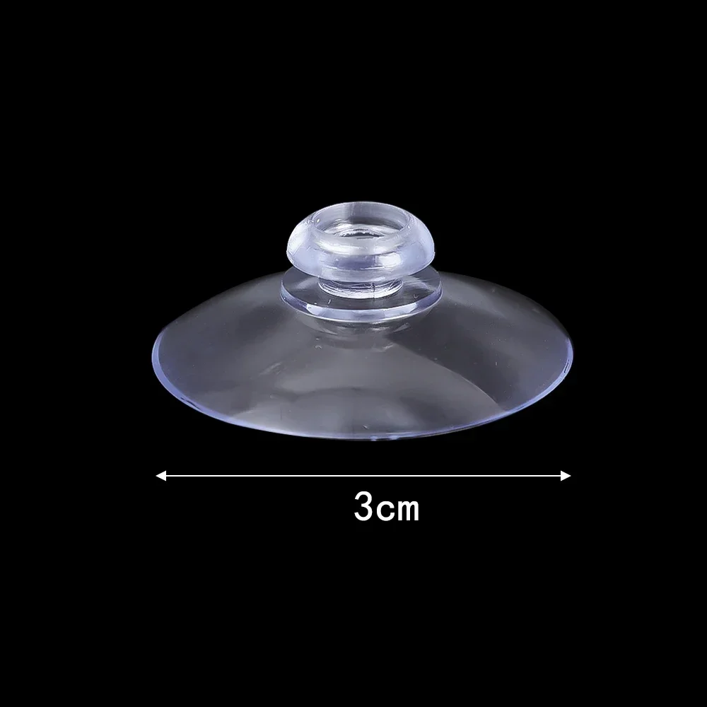 Clear Suction Cup Hooks - Multipurpose Transparent Plastic Hangers