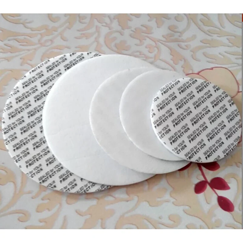 100pcs Self Sealing Sticker for Jar Bottle Mouth Self-Adhesive Leak Proof Gasket