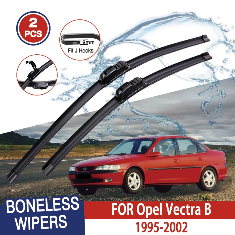 Für opel vectra b 2007-2012 Auto Windschutz scheiben wischer U-Typ Weich gummi rahmenlose halterung freie Auto wischer 19 "19"