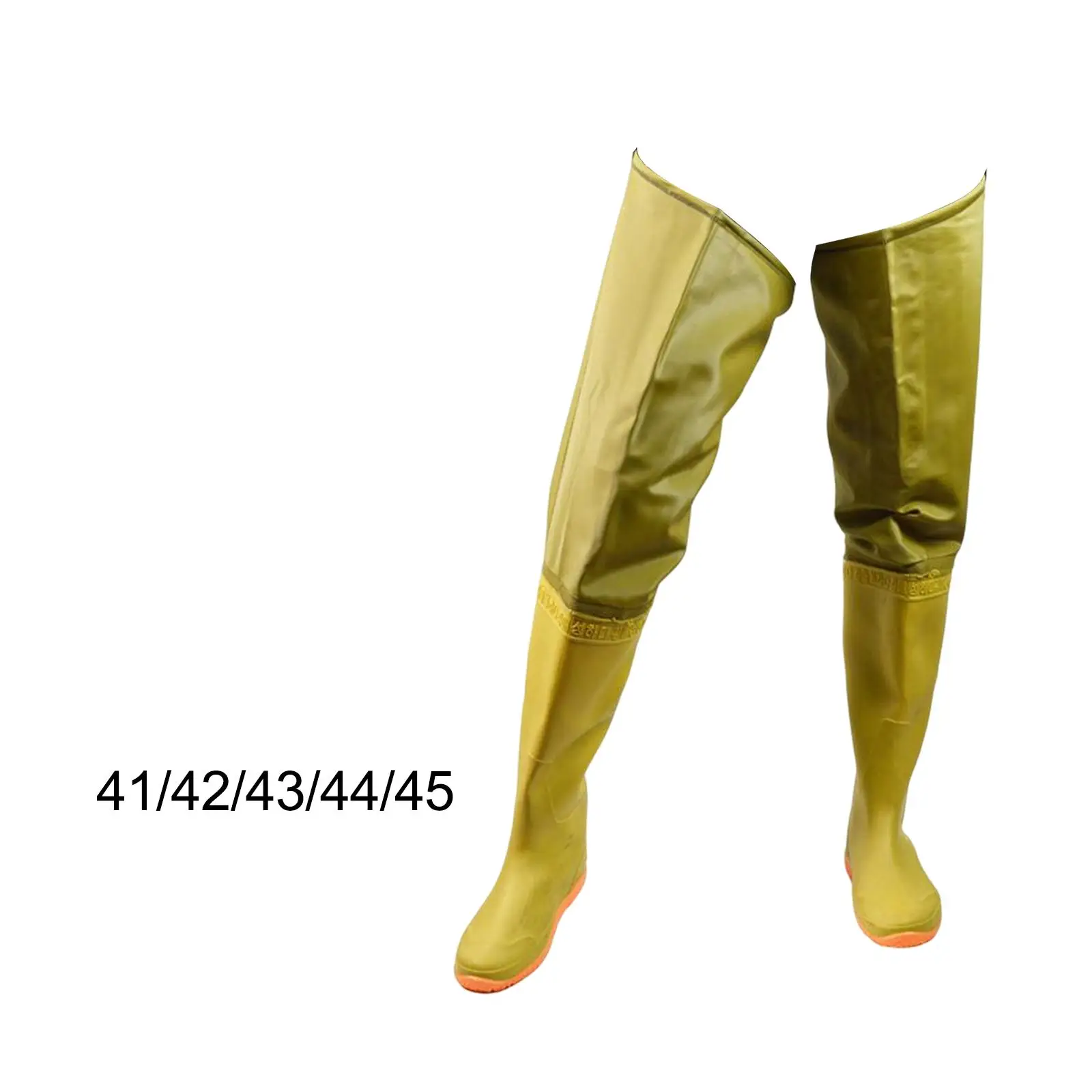 Hip Waders Wading Trousers Hip Boots with Cleated Outsole Men Women Non Slip