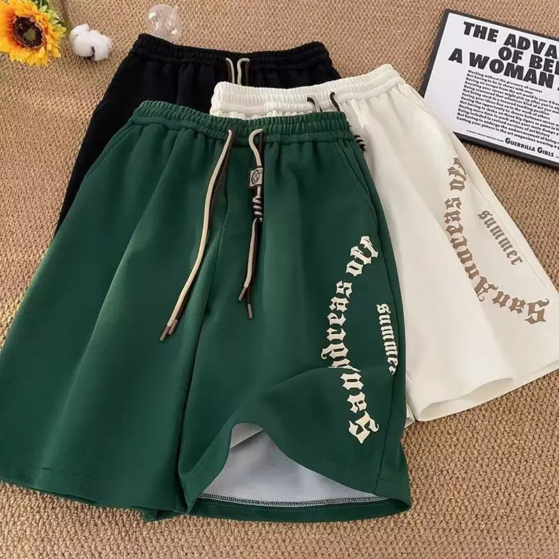 Summer2023New Shorts Street Men's Fashion Brand Pu Shuai High Street Running Sports Leisure Trendy Five Points Basketball Shorts 2