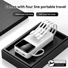 200000mAh 120W Power Bank Super Fast Charging Power Bank Portable Mobile Power Digital Display 4 Wire For iPhone Samsung Xiaomi 4