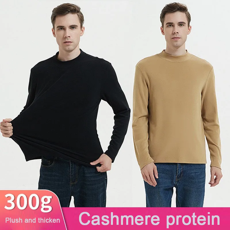 2023 new High end high-quality Thermal Underwear Men Thick Lamb cashmere Fleece Long Johns Keep Warm In Cold Winter Days